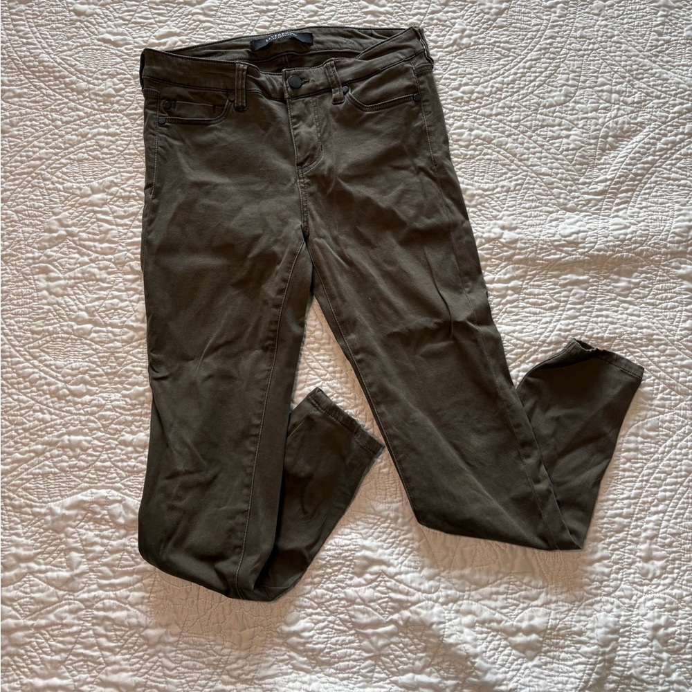 Liverpool Green Ankle Skinny Jeans